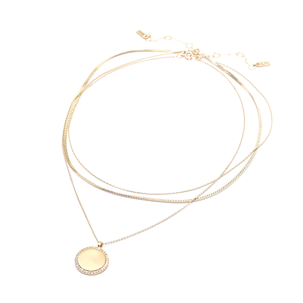 Elegant Multi - layer Necklace
