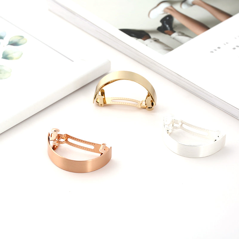 Chic Metal Hair Barrettes for Stylish Hairdos