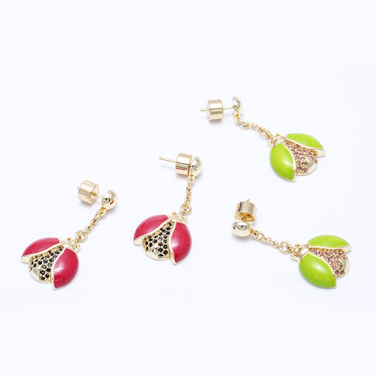 Charming Ladybug Earrings