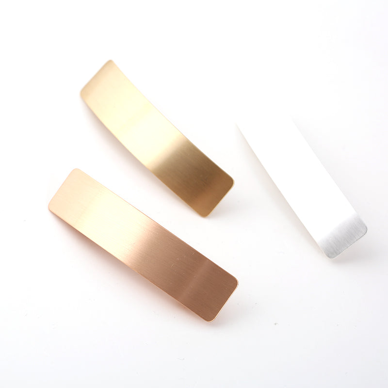 Gold Minimalist Hair Clip - Chic Hair Styling Accessory for Women