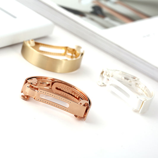 Chic Metal Hair Barrettes for Stylish Hairdos