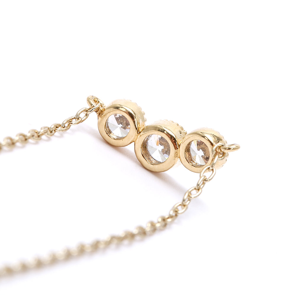 Round Cubic Zirconia Pendent Necklace