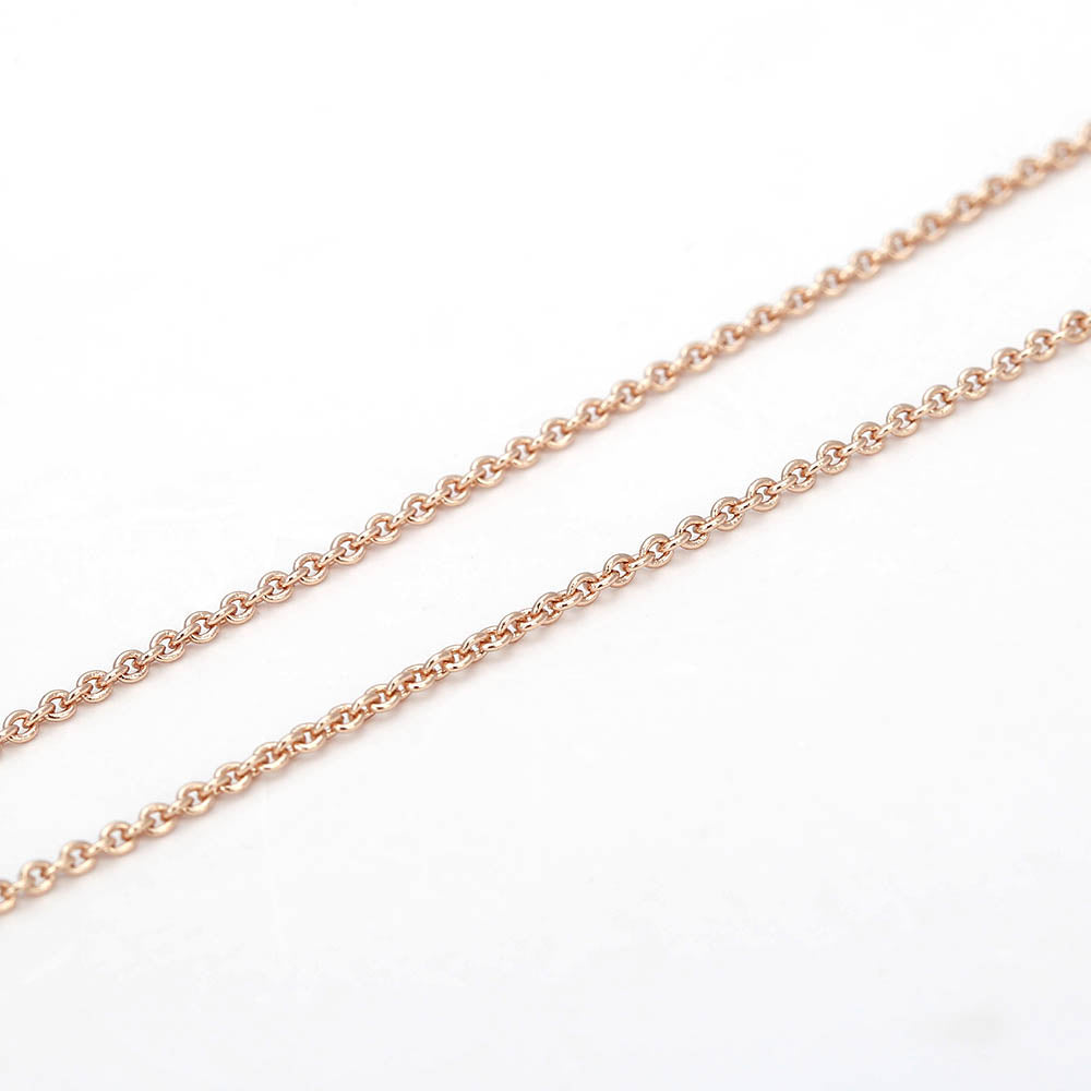 Dainty Gold-Tone Choker Necklace with Opal & Crystal Accent